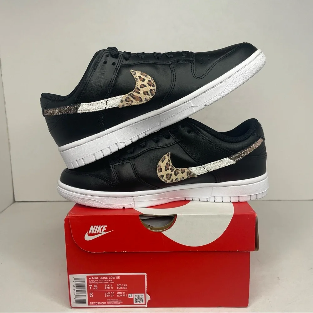 Nike Dunk Low SE WMNS “Primal Black” NEW 2021 - Picture 3 of 4